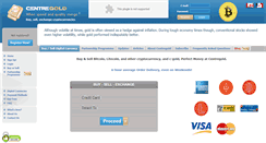 Desktop Screenshot of centregold.com